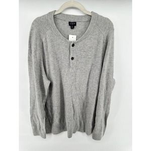 J.Crew Lambs Wool Blend Crew Neck Sweater Men XL Long Sleeve Soft NWT